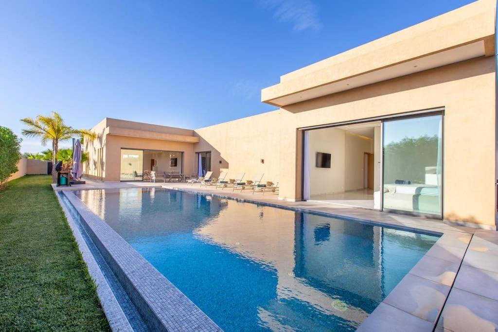 Villa Hawai, Ss Vis A Vis Avec Espace De Sport , Piscine Chauffee Marraquexe Exterior foto