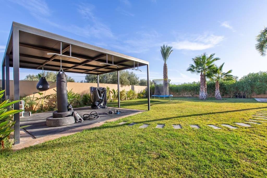 Villa Hawai, Ss Vis A Vis Avec Espace De Sport , Piscine Chauffee Marraquexe Exterior foto
