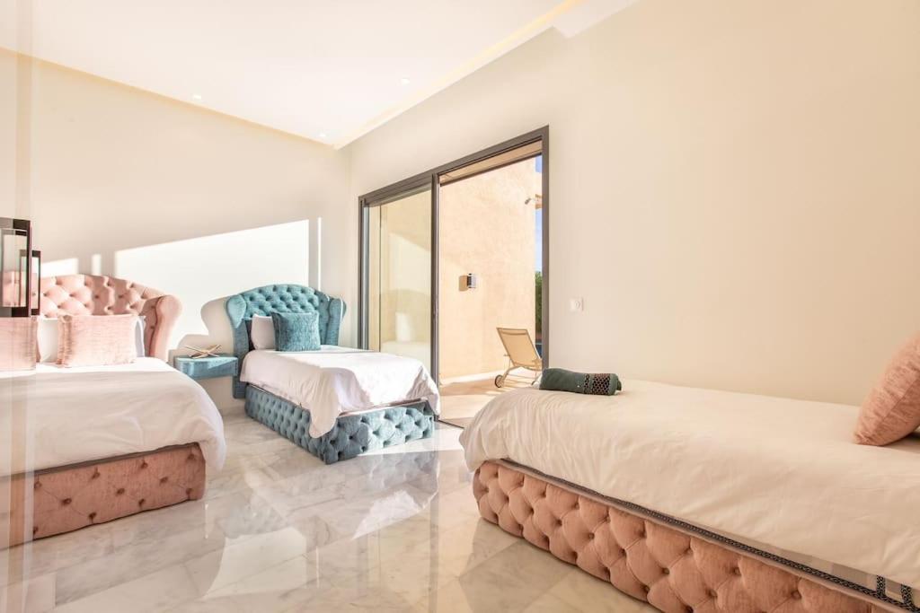 Villa Hawai, Ss Vis A Vis Avec Espace De Sport , Piscine Chauffee Marraquexe Exterior foto