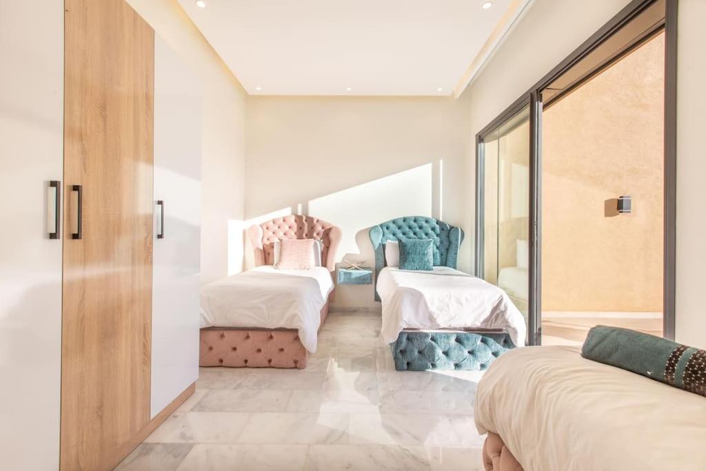 Villa Hawai, Ss Vis A Vis Avec Espace De Sport , Piscine Chauffee Marraquexe Exterior foto
